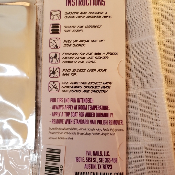 3 sets Dark color collection nail polish strips - Picture 8 of 8